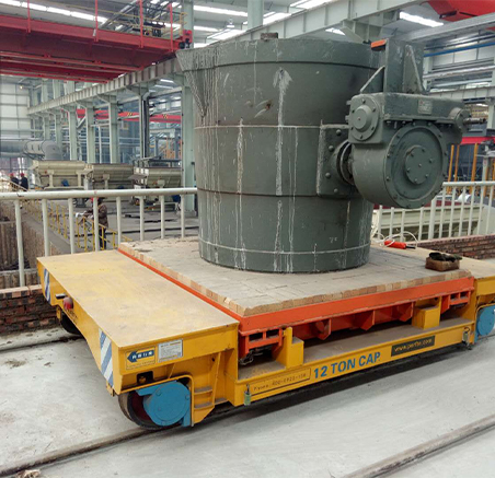 Customized Metallurgy Plant Guided Transfer Carts
