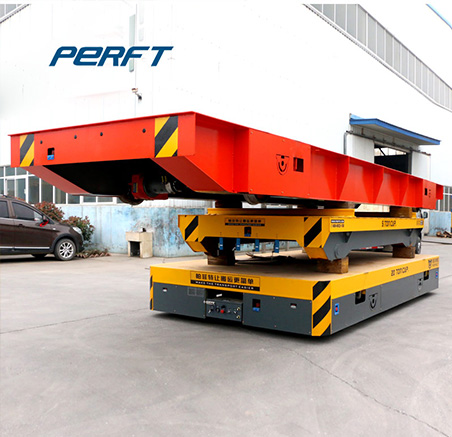 Custom Industrial Steel Structure Cable Drum Powered Transfer Wagon