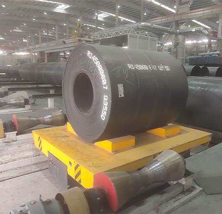 Cable Drum Powered Rail Transfer Cart – Custom Industrial Steel Structure