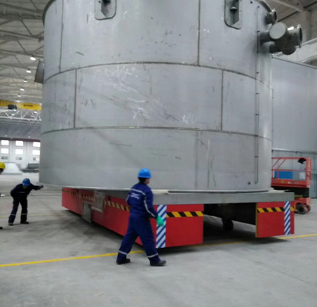 Hydraulic Heavy-Duty Transfer Cart for Industrial Oversized Load Handling