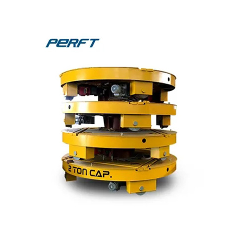 Seamless 90° Material Transfer with Turntable Rail Cart