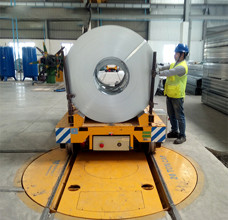 Turntable Rail Transfer Cart