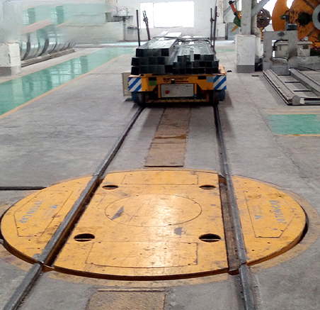 Turntable Rail Transfer Cart
