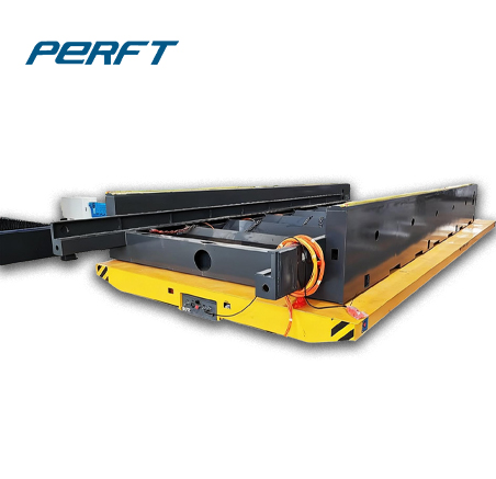 Cable-powered trackless transfer cart - motorized rail cart for sale