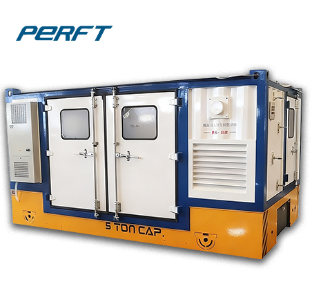 5-ton customized containerized trackless transport vehicle - industrial material handling material transfer vehicle