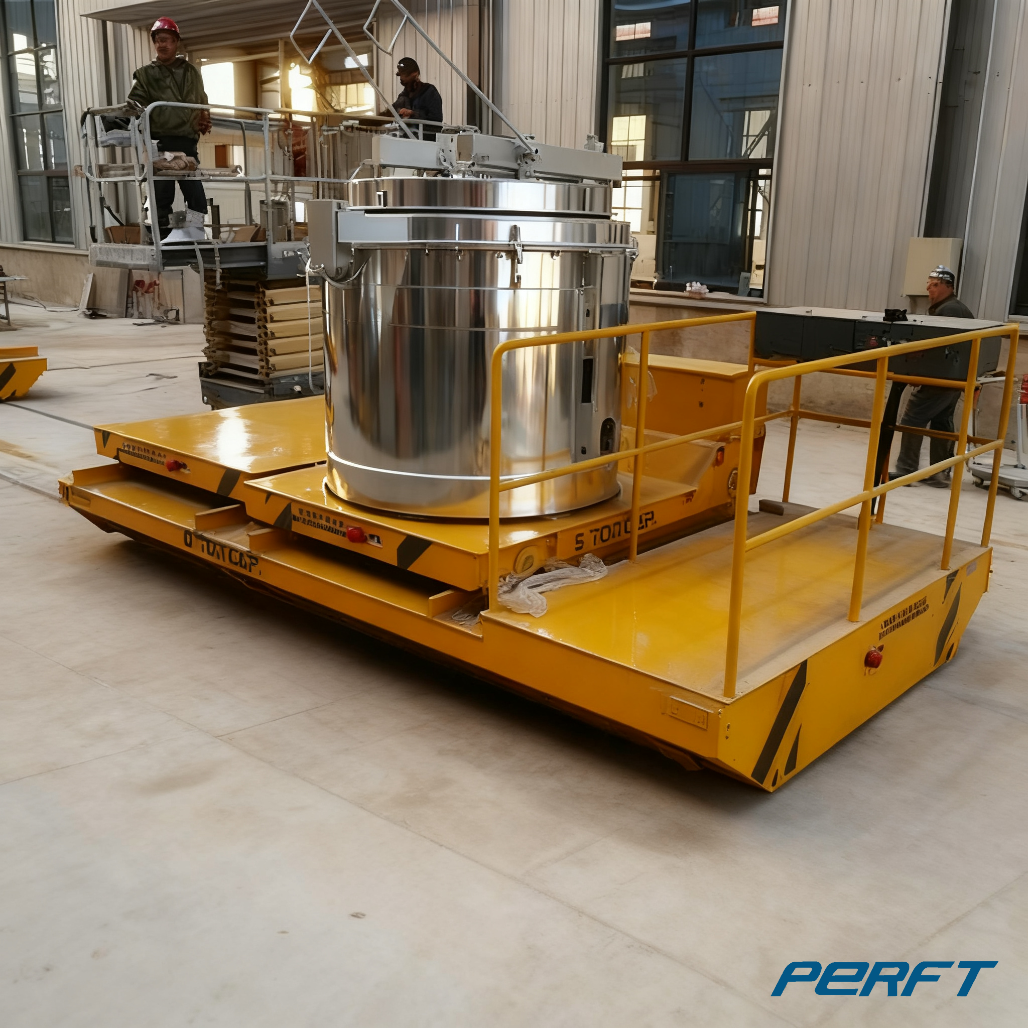 Metallurgical plant material handling trackless transfer vehicle, convenient and easy to use, with discounted prices