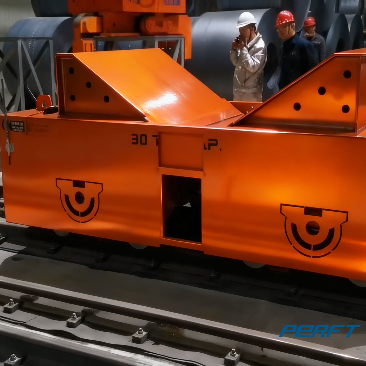 30-ton rail transfer cart - industrial heavy-duty material handling equipment