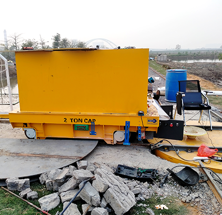 Site-Customized Transfer Cart Designed to Fit Your Facility Layout