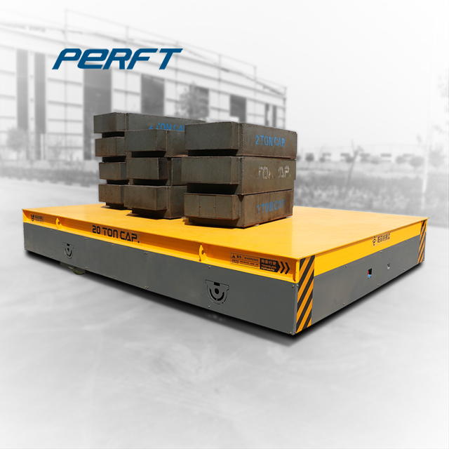 Battery Powered Trackless Transfer Cart with 360° Steering