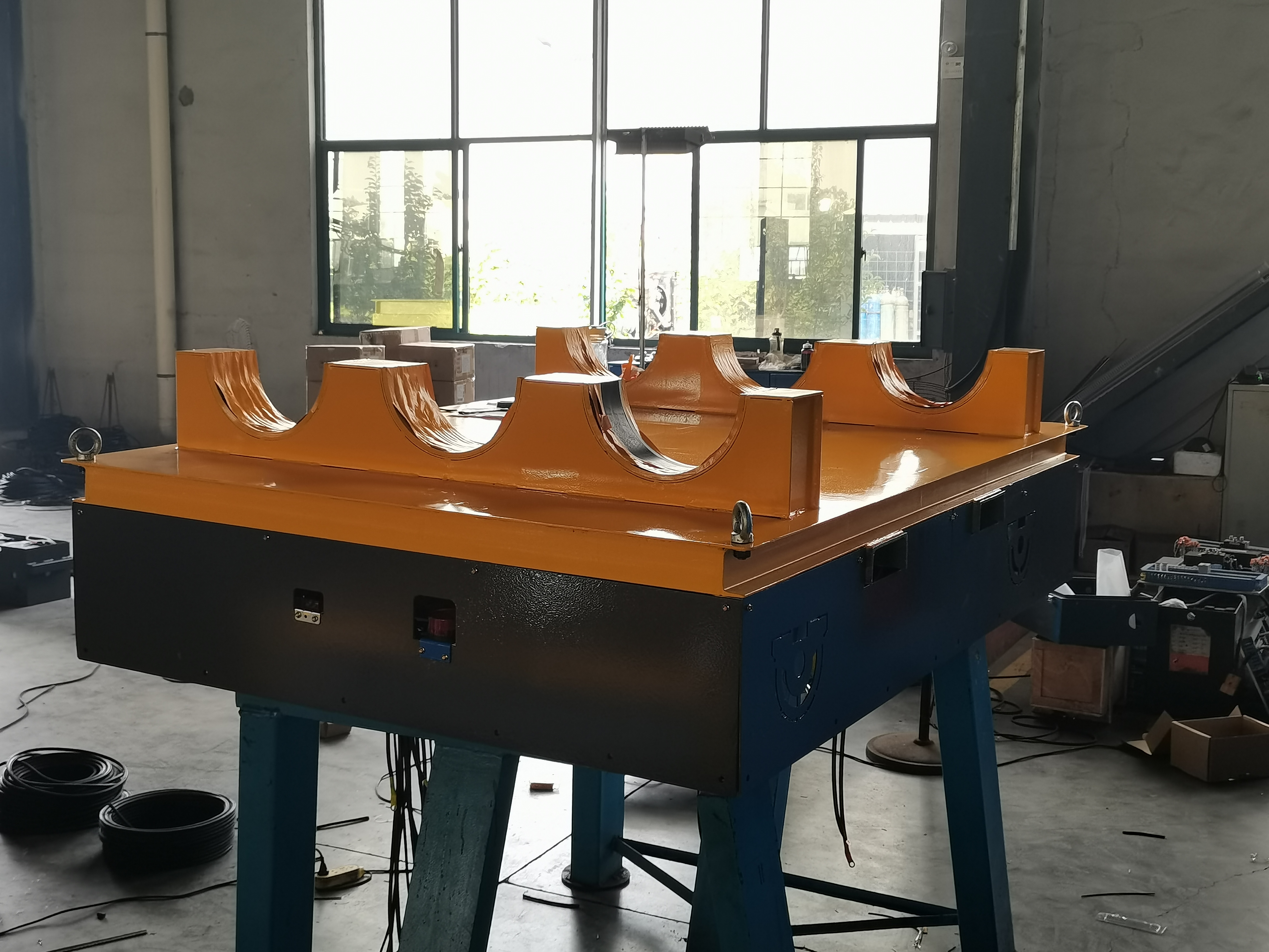 30-Ton Curved Platform Industrial Transfer Cart