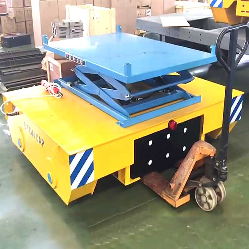 5 Ton Hydraulic Scissor Lift Transfer Industrial Trolley Cart