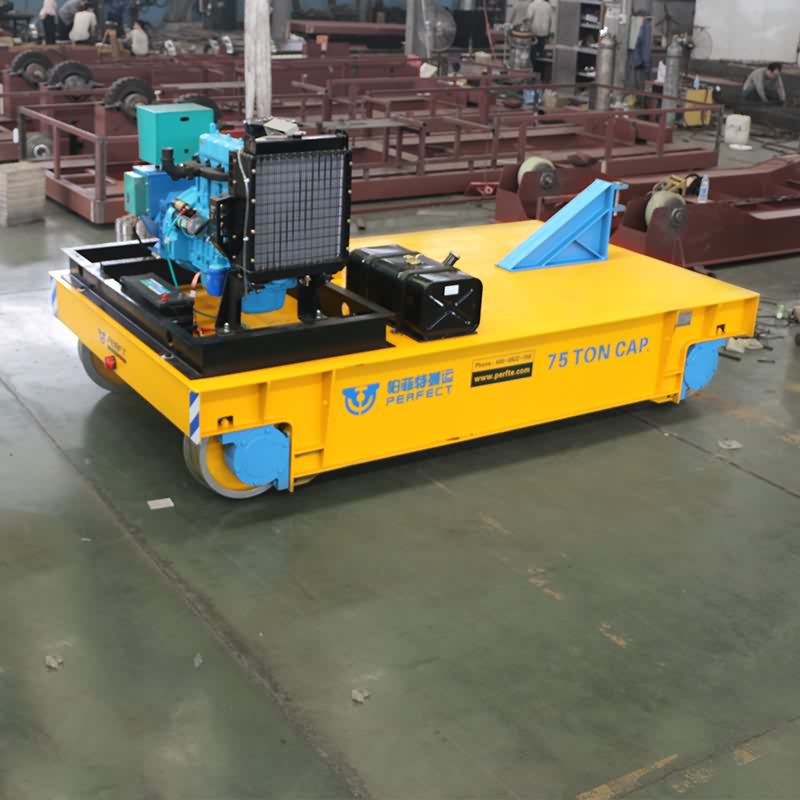 Diesel-Powered Heavy-Duty Rail Transfer Cart