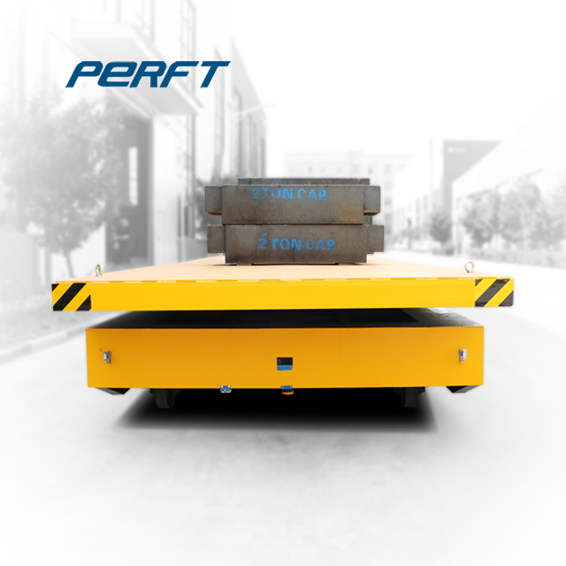 Large Capacity Factory Hydraulic Lift Rail Transfer Carts
