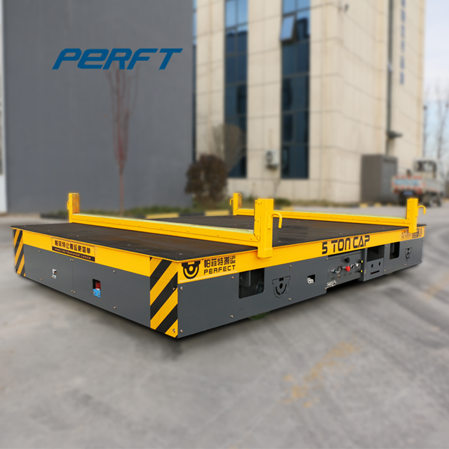 Battery Railway Cast Steel Wheel Transfer Cart