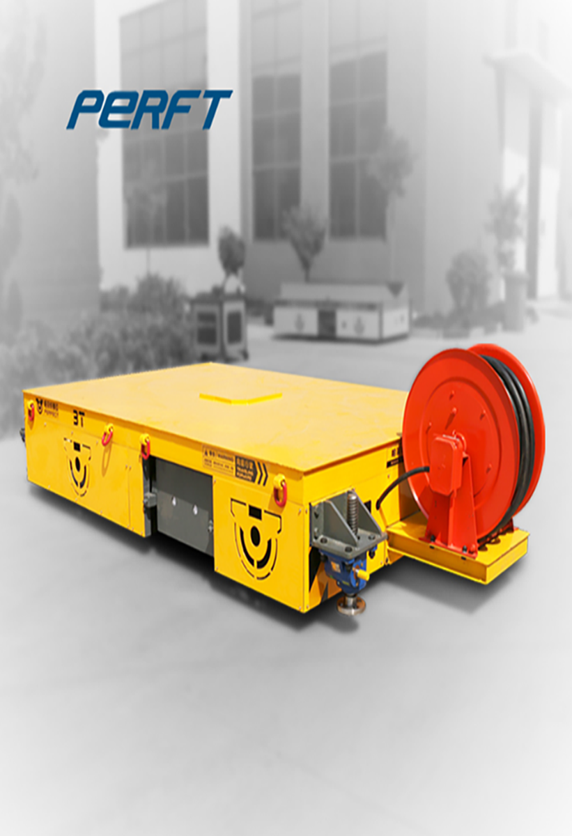 BJT Motorized Cable Reel Transfer Cart | Heavy Duty Electric Flat Car Manufacturer