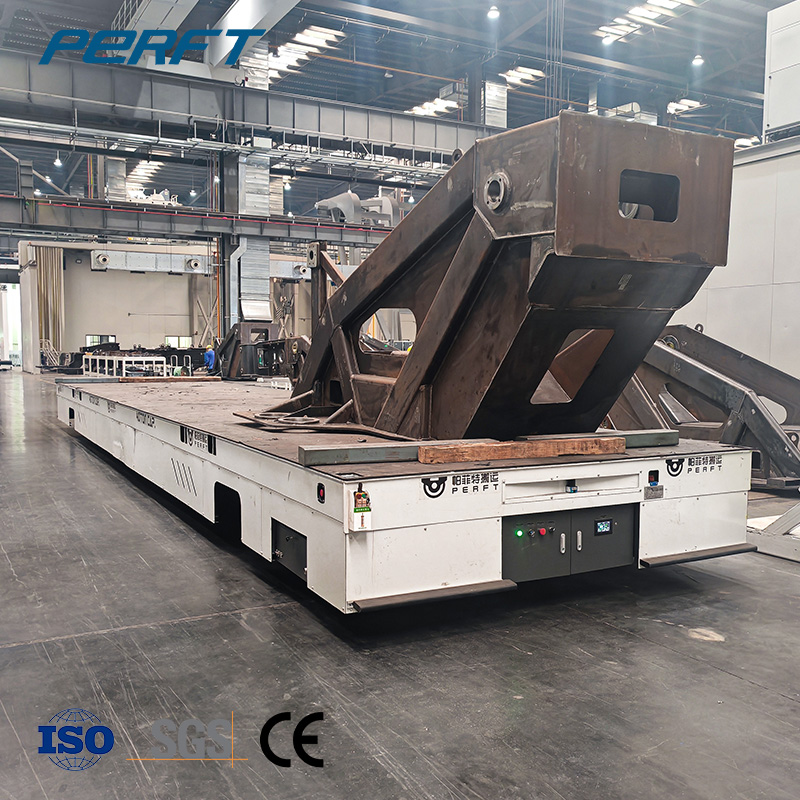 BZH-40T Omnidirectional Transfer Cart | Heavy Duty Die Handling Cart with Hydraulic Lift